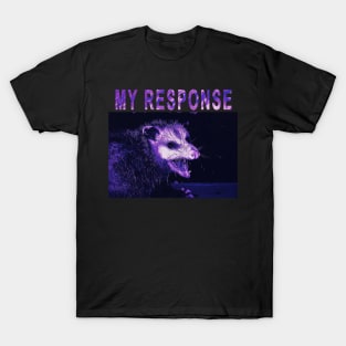 Purple Possum Response T-Shirt